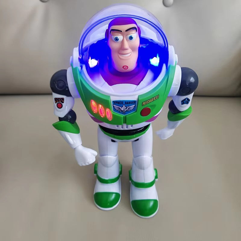 Disney Toy Story Buzz Lightyear Model Toys Piss Electric Walking Robot Doll Action Figure Toy Gift Birthday Toys Model For Kids