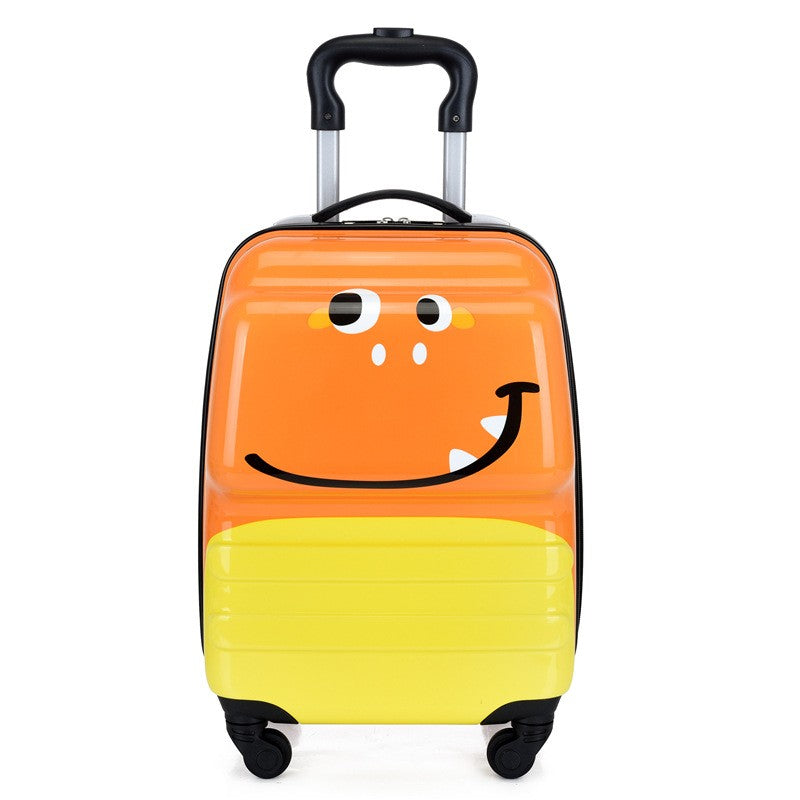 18 Inch ABS Spinner Cartoon Children's Trolley Case Wheel Suitcase Cute Animal 3D Three-dimensional Student Travel Luggage