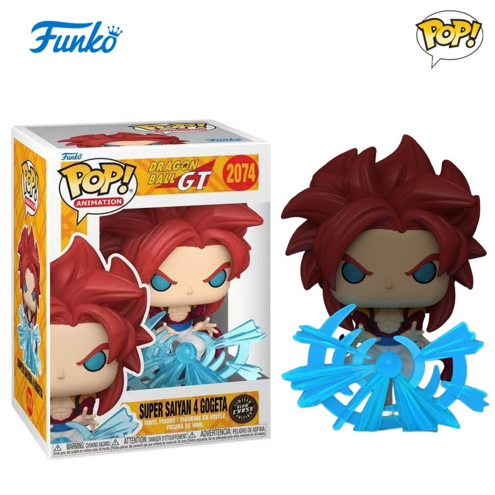 Super Saiyan 4 Series Goku Anime Figure Goku Vegeta Gogeta Android 17 Model Doll Funko Pop Limited Edition Original Toy Gifts