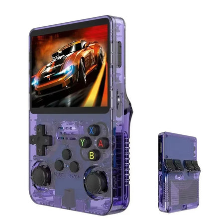 R36S Original Retro Handheld Game Player Arkos System 3.5" IPS Screen Portable 64/128GB Hall Effect Emulator Wireless Gamepad