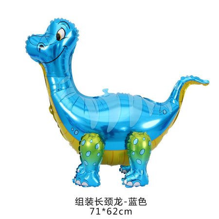 3D Standing Dinosaur Balloon Cartoon T Rex Dino Foil Balloon for Party Decoration Kids Birthday Party Supplies