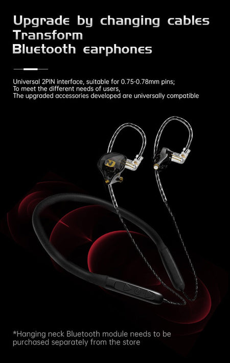 ND NX2 HIFI Earphones Dynamic Stereo Heavy Bass In Ear Monitor Earphone Game Sport Noise Cancelling Headset Detachable Cable