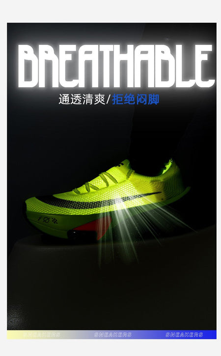 Sports Running Shoes Men Marathon Air Cushion Carbon Plate Breathable Lightweight Women Comfortable Athletic Walk Race Sneakers