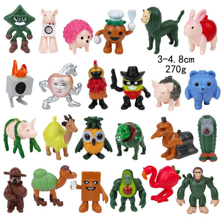 Italian Brainrot Tung Sahur Figure Toy Tralalero Tralala Figures Bombardino Crocodilo Shimpanzini Bananini Model Decor Doll Gift