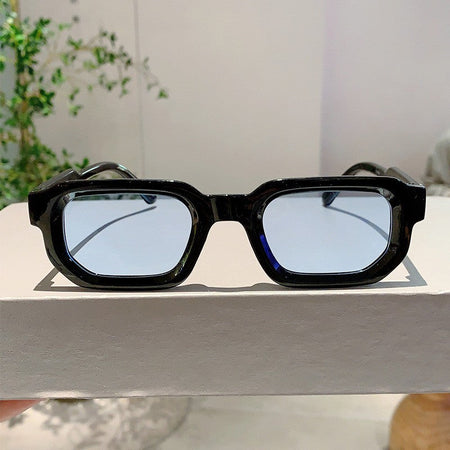 New Men Vintage Rectangle Frame Sunglasses Fashion Retro Sun Glasses Luxury Brand Design Glasses UV400 Eyewear Women Goggles