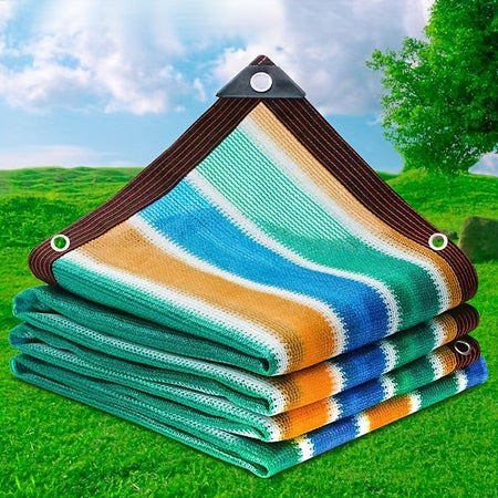 Durable outdoor sunscreen mesh - garden, greenhouse, doghouse breathable mesh cover - plant protection, easy to hang weather