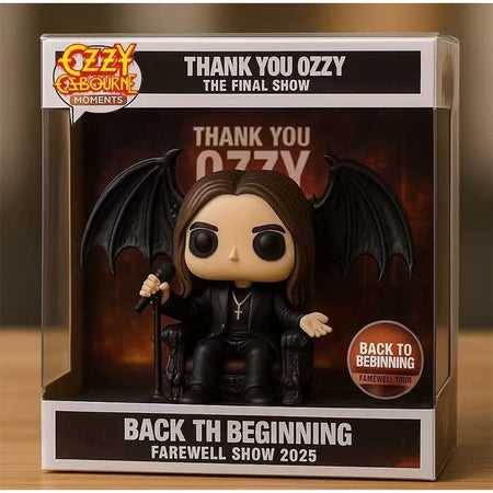 Ozzy Osborne Figure Thank You Ozzy The Final Show Resin Duck Doll Ornaments Desktop Decoration Cute Doll Fans Souvenir Gift