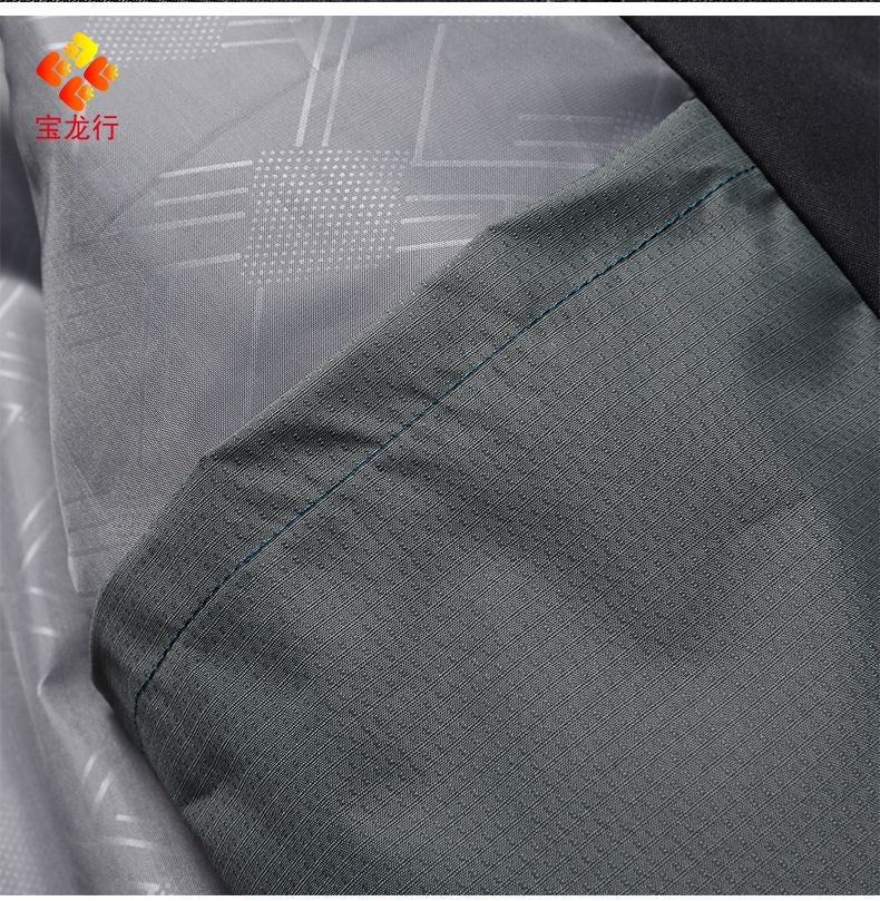 Lightweight Hooded Work Jacket, Waterproof Abrasion Resistant Reflective Outdoor Windbreaker