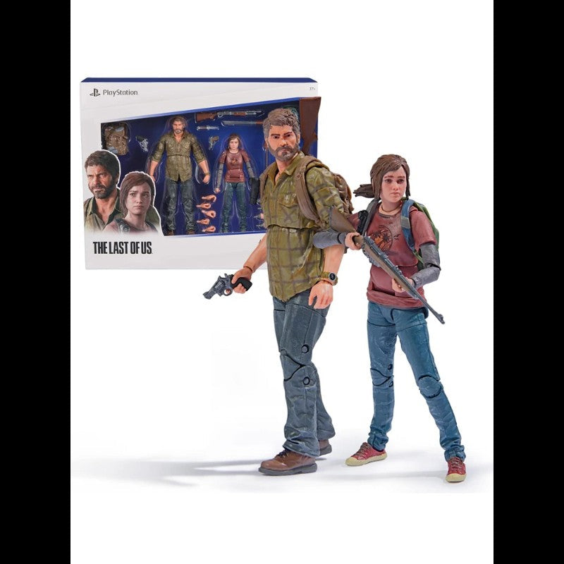 ?Spot Goods?PlayStation The Last of Us Joel and Ellie Figuras Toys Spin Master PS5 Action Figure 2 Pack Collection Model