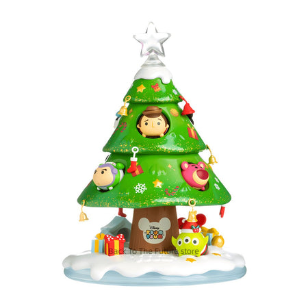 Disney Tsum Tsum Christmas Tree Mickey Woody Buzz Donald Duck Alien Action Figures Mini Dolls Kids Toys Model for Children Gift