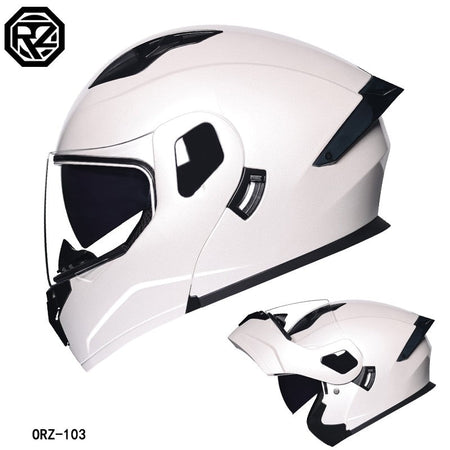 ORZ's latest high-quality motorcycle modular flip helmet ABS material dual lens full helmet DOT batch