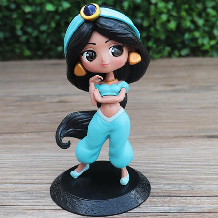 Disney Aladdin and The Magic Lamp Movie Action Characters Jasmine Q Posket Anime Peripheral Character Model Collectibles Toys