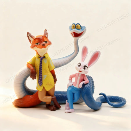 2025 New Popular Movie Zootopia 2 Peripheral  Action Figure High Quality Judy Nick PVC Toy Limited Stock Free Shipping