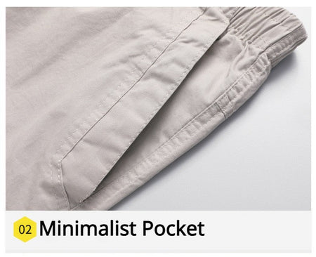 Casual Pants Men's Spring Autumn Cotton Cargo Trousers Plus Size Large Sports Pants Loose Straight Man Elastic Waist Pants