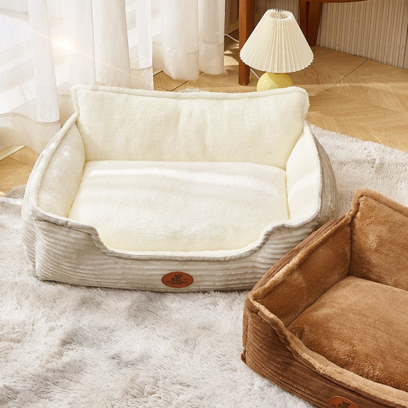 Pet Bed for Dogs and Cats Washable Dog Sofa for Small To Medium Breeds All-Season Mat Cozy Durable Dog Accessories Pet Supplies