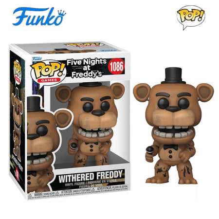 Withered Golden Freddy 1033 Figures FUNKO POP Five Nights at Freddy's 3.9inch Vinyl Figure Collectible Limited Edition Toy Gift