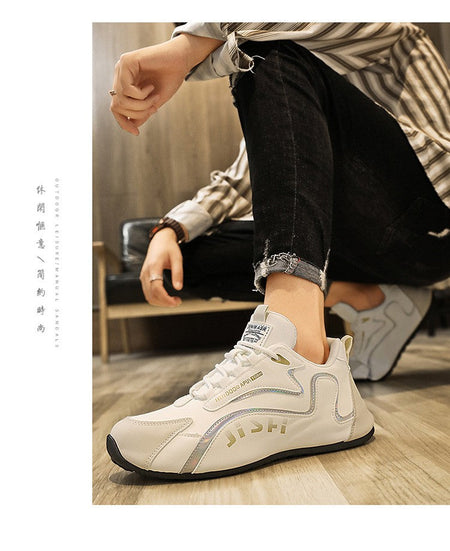 Men's summer mesh sneakers, low-top casual vulcanized shoes, men's soft and comfortable sports running shoes, men's shoes