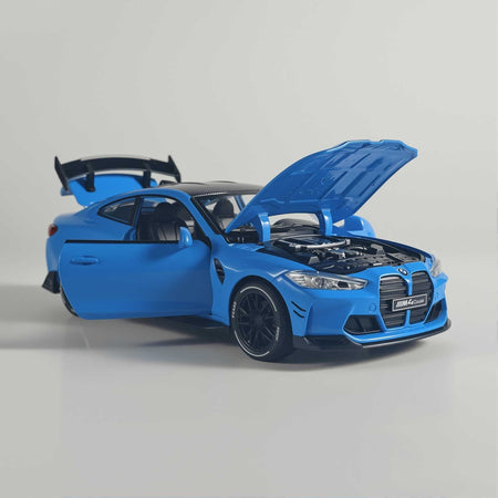 1/32 BMW M4 Coupe Sports Car Alloy Die Casting Model Collection Miniature Desktop Ornaments Miniauto Mini GT Holiday Gift Boy
