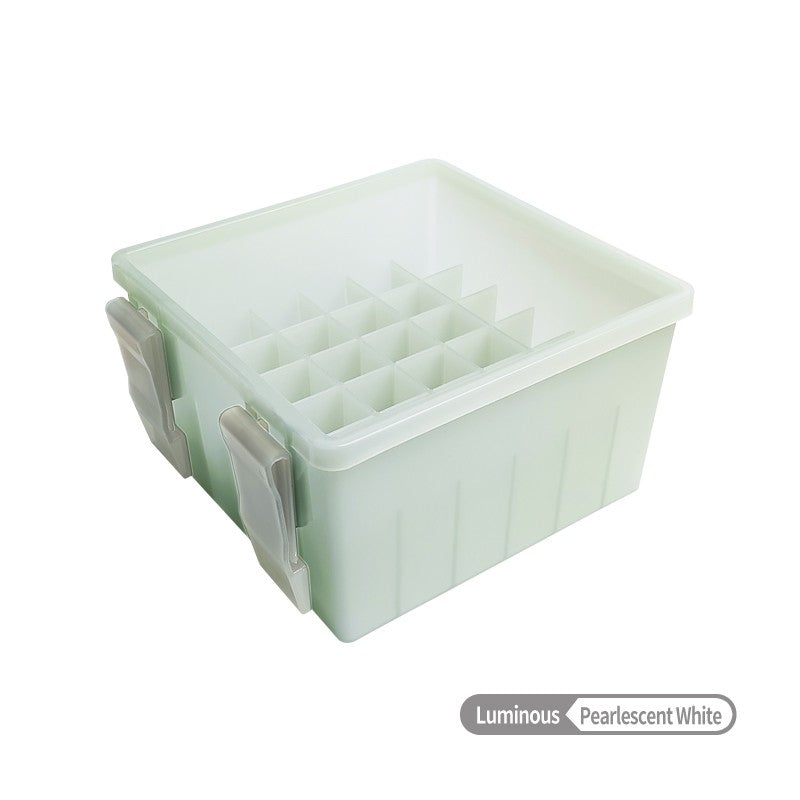 New 36 Grids Plastic Luminous Fishing Tackle Box Hard Lure Storage Box Egi Webfoot Octopus Organizer Squid Jig Bait Container