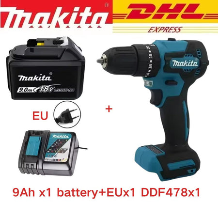 nuevo Original Makita DDF487 taladro inalámbrico? destornillador de impacto eléctrico sin escobillas herramienta recargable