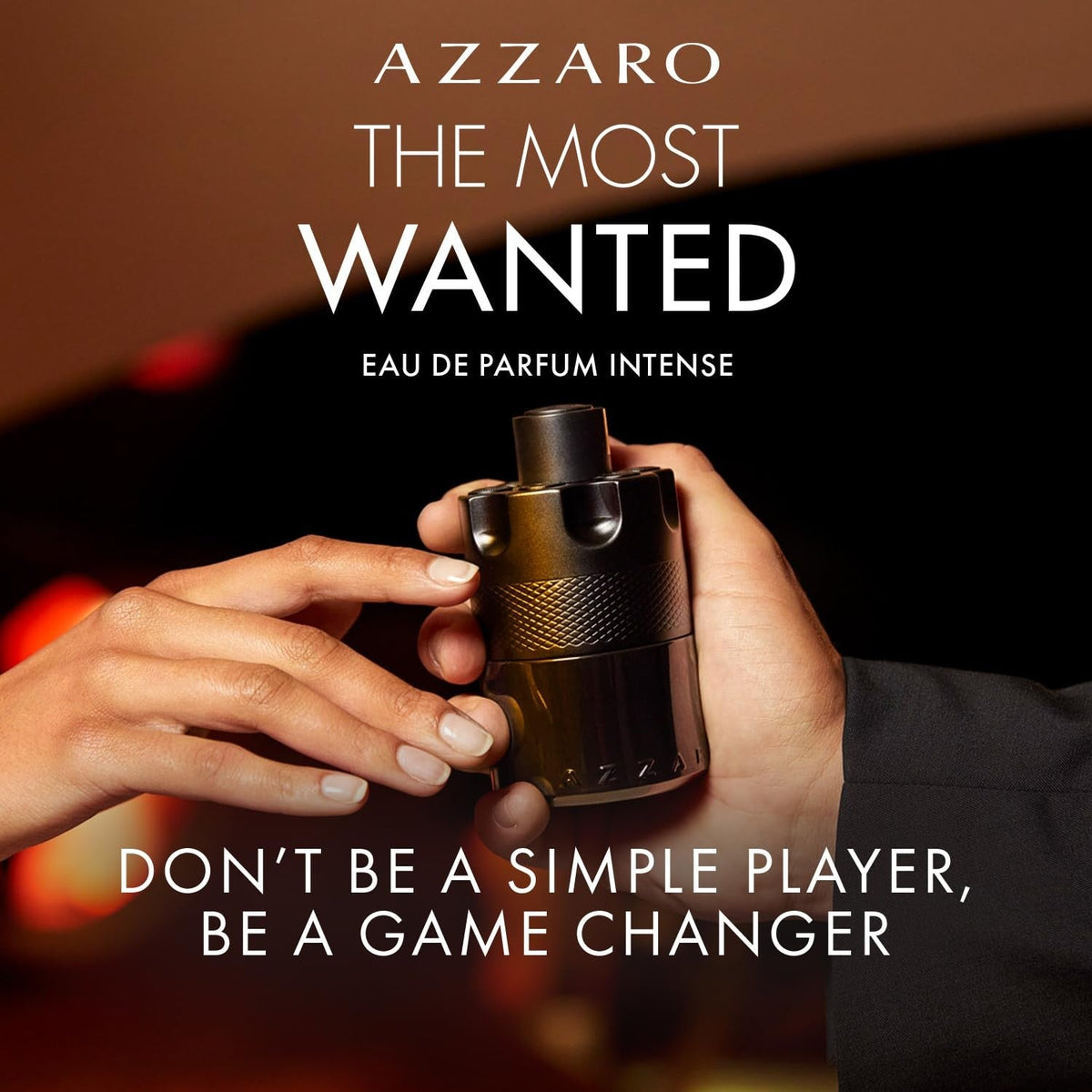 Azzaro The Most Wanted Eau De Parfum Intense 3.4oz 100ml – Woody Amber Spicy Unisex Perfume Gift for Christmas