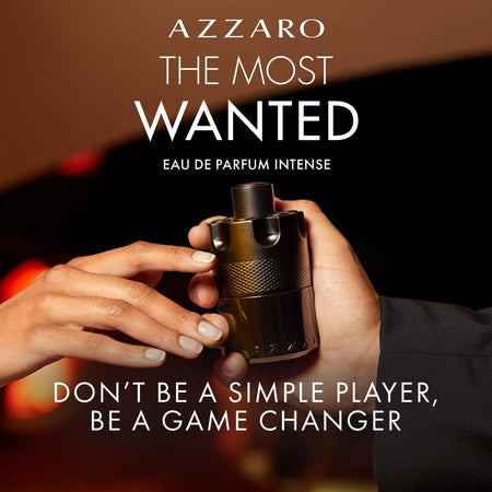 Azzaro The Most Wanted Eau De Parfum Intense 3.4oz 100ml – Woody Amber Spicy Unisex Perfume Gift for Christmas