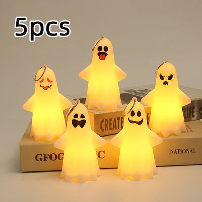 Halloween LED Pumpkin Lamp Ornaments Horror Atmosphere Kids Toy 2026 Halloween Party Home Decor Decoration Supplies