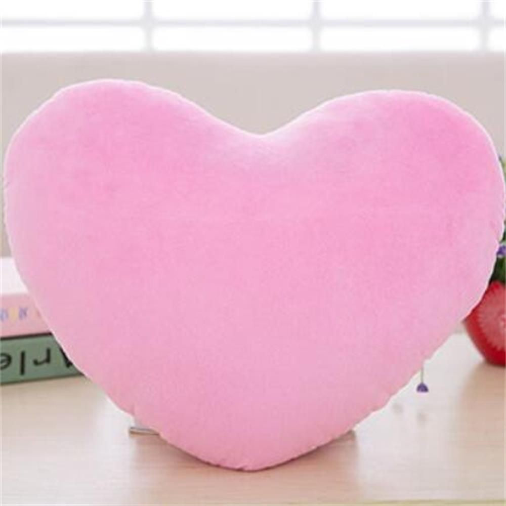 15//20cm Pink Soft Pillow Red Heart Shape Pillow Plush Pillow Valentines Day Throw Pillow Cotton Cushion Home Decor Lover Gift