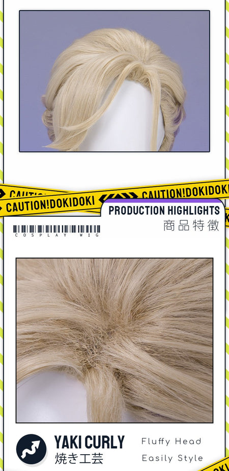 ?Ready for Ship?Idia Malleus Leona Vil Crowley Wig Game Cosplay DokiDoki Men 120cm Long Hair Fiber Idia Halloween  Free Wig Cap
