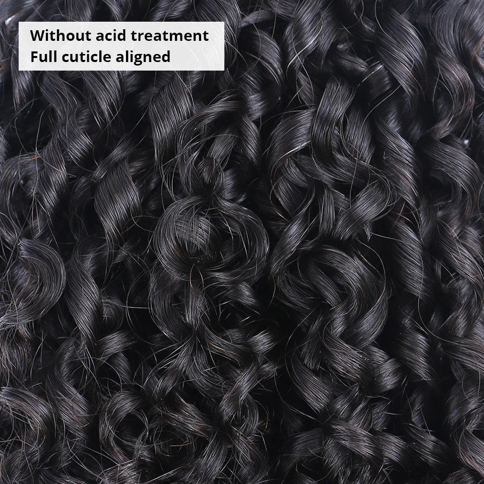 15A Pixie Curls Bundles Kinky Curly Human Hair 3/4 Bundles Deal 100% Raw Virgin Curly Hair Bundles Hair Extension Double Wefts
