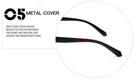 Reading Glasses for Men Women Sports Anti-blue Light Reading Eyewear Black Red Presbyopia Eyeglasses +100 to+400 glasses