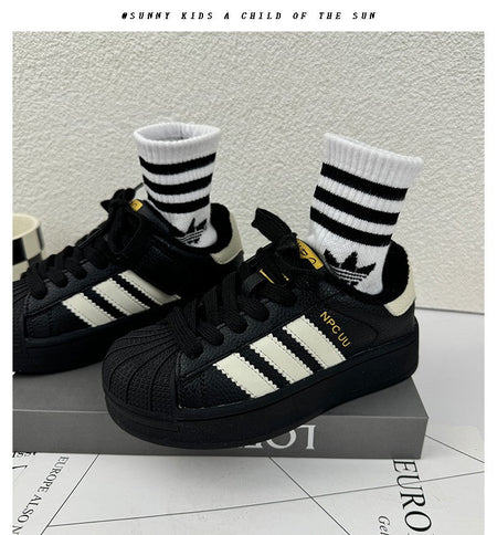 2025 Spring New Korean Style Sports Training Shoes for Kids Boys and Girls Breathable Sneakers