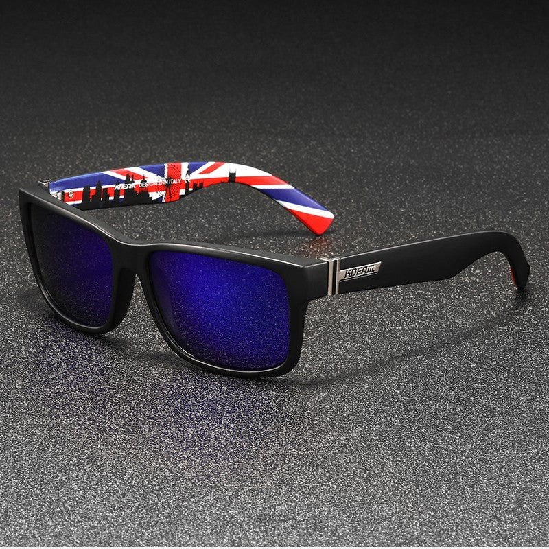 KDEAM Revamp Of Sport Men Sunglasses Polarized Shockingly Colors Sun Glasses Outdoor Driving Photochromic Sunglass With Box