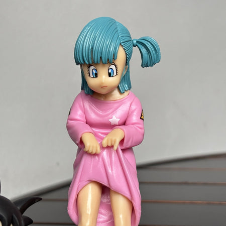 Dragon Ball Anime Figures Son Goku Piccolo Figure Bulma Figurine Pvc Statue Model Doll Collection Rooms Decora Desk Toys Gifts