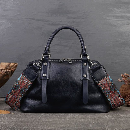 MOTAORA 2025 New Genuine Leather Satchel Tote Bag Top Handle Handbag Designer Shoulder Bag Large Capacity Cross Body Bag Vintage