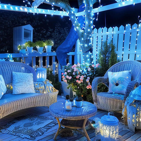 LED Christmas Lights 5/10/20M 220V Waterproof Fairy Lights Outdoor Garden Tree Home Halloween Party Holiday Decoration Lighting