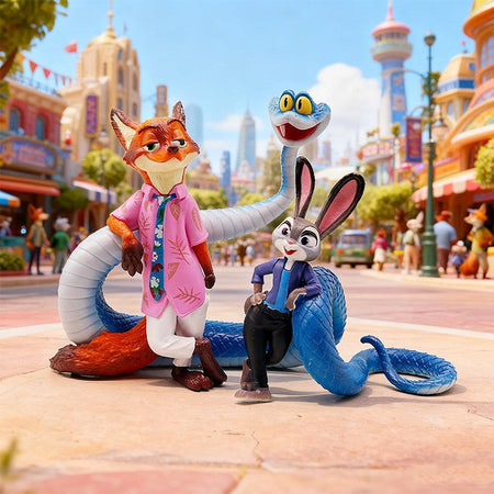 2025 New Popular Movie Zootopia 2 Peripheral  Action Figure High Quality Judy Nick PVC Toy Limited Stock Free Shipping