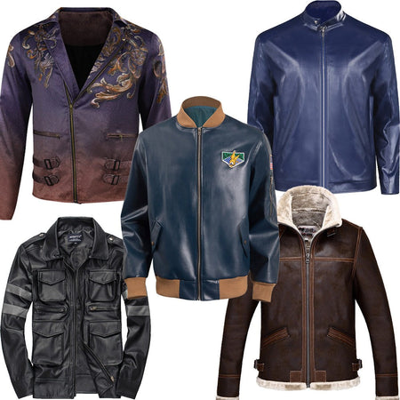 Leon S. Kennedy Cosplay Evil 4 Costume Coat Jacket Adult Men Outfits Halloween Carnival Party Disguise Roleplay Suit