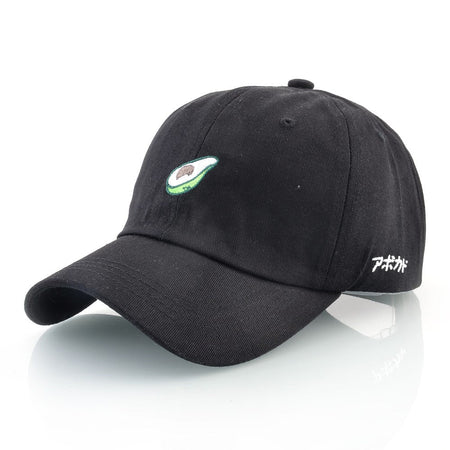 Fashion Baseball Cap With Avocado Embroidery Unisex Baseball Hats For Men Women Four Seasons Snapback Golf Dad Hats Cotton Bones