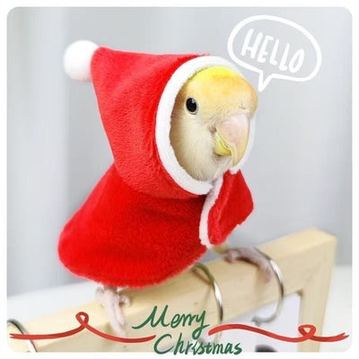 ???Winter Warm Outfit Christmas Theme Clothes Costume For Birdes Pet Bird Supplies Pet Bird Outdoor Clothing Bird Accessories ??