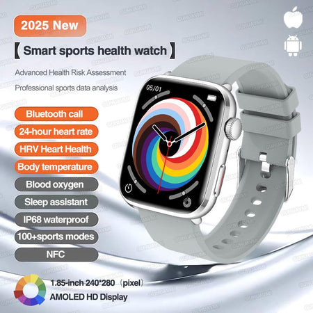 2025 New For Xiaomi Redmi Watch 5 Bluetooth Call GPS Tracking NFC Heart rate IP68 Waterproof Sport Fitness Smart bracelet Unisex