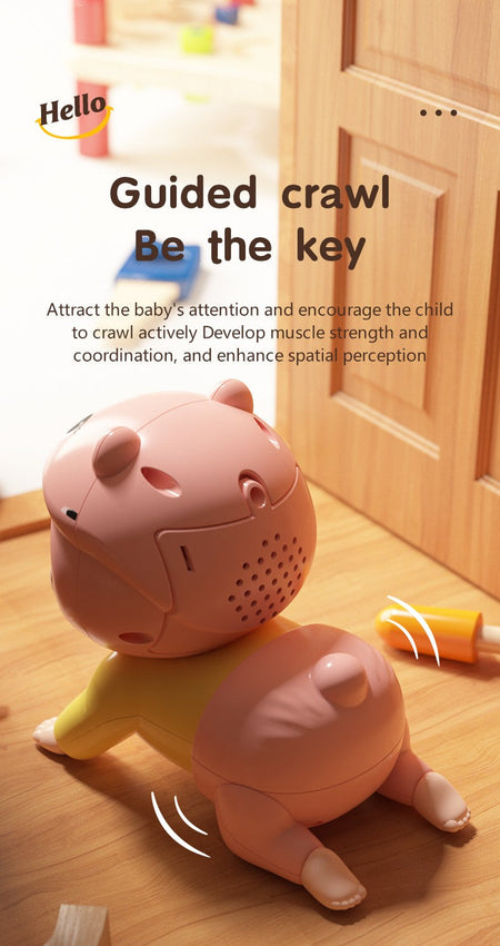 Baby Crawling Toys with Music Toddler Learn To Climb Educational Toys Baby Moving Toys Interactive Development Tummy Time Gifts