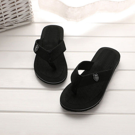Casual Flip Flops For Men Slippers Beach Sandals Summer Non-Slip Flat Slides Men Slippers Indoor House Shoes Man Male Slipper