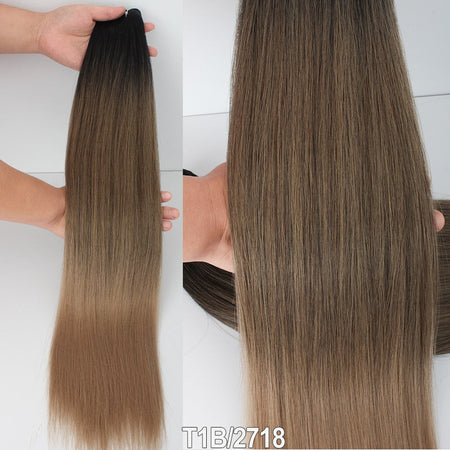 Russia Straight Hair Weave Bundles 65cm 200G Fiber Synthetic Hair Extensions Bio Protein Heat Resistant Ponytail Cosplay Hair