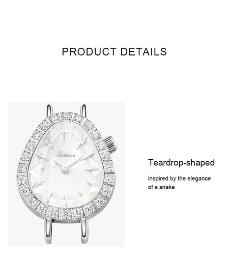 Sotoiru Watches for Woman Fashion Quartz Snake Wristwatches with Qucik Release Strap Original Design Christmas Gift for Woman