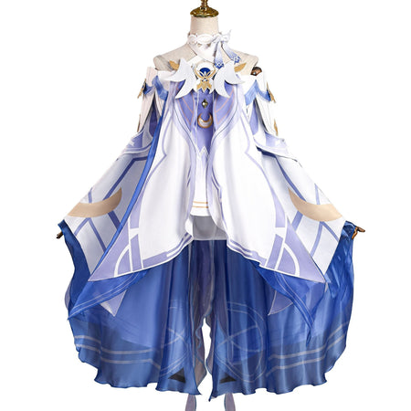 In Stock Game Genshin Impact New Arrival Damselette Columbina Cosplay Costume Full Set Uniform Outfits Columbina Cosplay