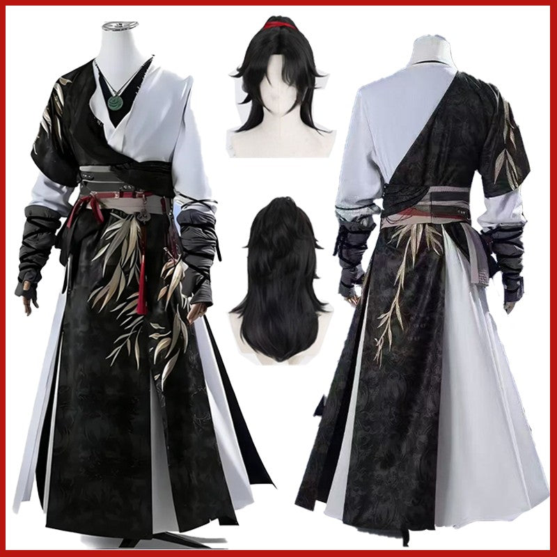 Chinese Game Where Winds Meet Young Master Cosplay Costume Adult Swordsman Hanfu Carnival Hero Wuxia Jianghu Cool Battle Uniform