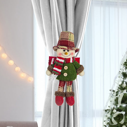 Old man snowman elk curtain hooks, Christmas decorations, display window ornaments, hotel restaurant supplies, party props