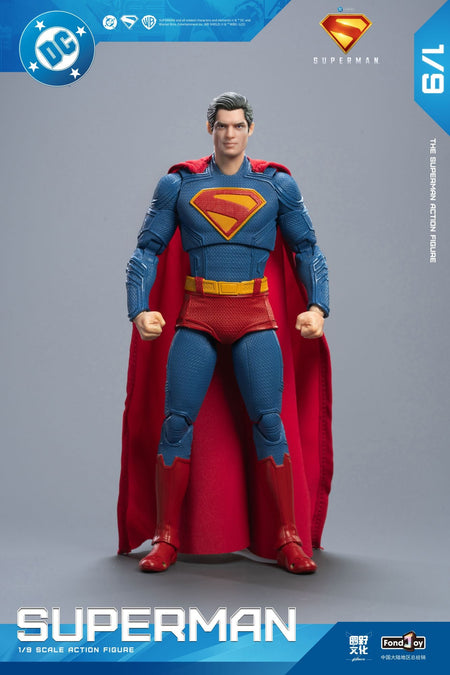2026Hot Fondjoy Battle Damaged Superman Action Figure David Corenswet 1/9 New Superman Figure Pvc Joint Movable Kid Toy Boy Gift