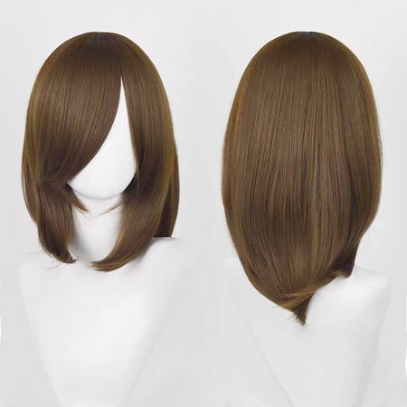 Cosplay Wigs Multicolor 16 Inch Short Straight Men's Wig Synthetic Heat Resistant Wigs for Anime Cosplay Halloween Party Use